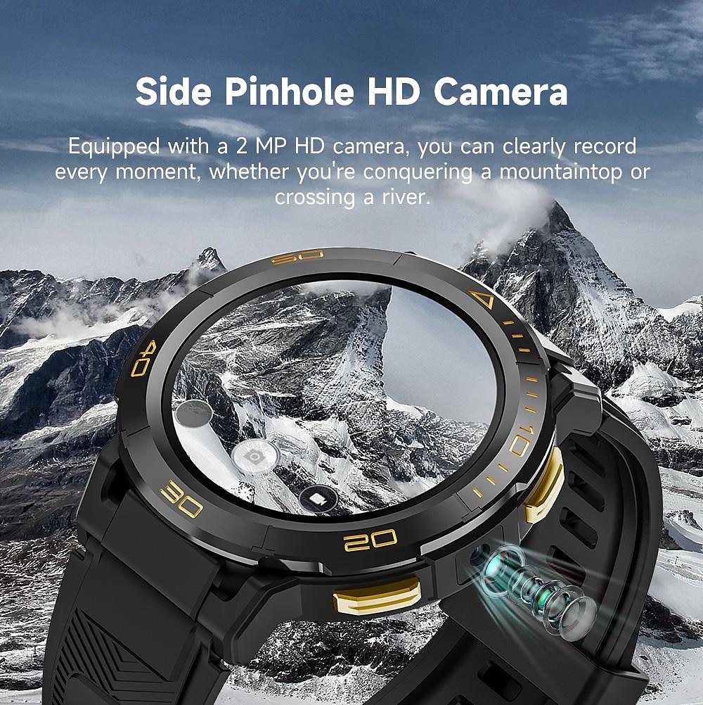 iMosi I6 Smart Watch 1.43 inch 4G LTE Cellular Smartwatch Phone 4G Pedometer Call Reminder Sleep Tracker Compatible with Null Men GPS Hands-Free Calls Waterproof IP 67 46mm Watch Case 2025 - $128.99 –P17