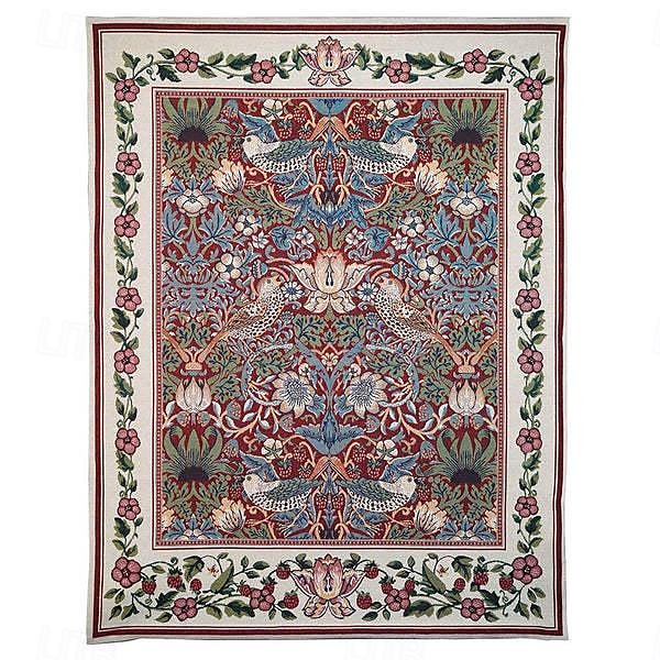 jacquard vevd billedvev gobelin aubusson veggheng jordbærtyv begian veggteppe vevstol bomullsvev stue soverom dekorasjon (uten pinne og dusker) 2025 - $121.99 –P11