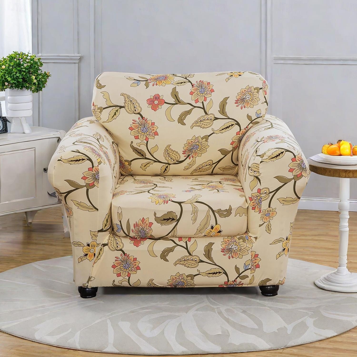 2026年 ソファーカバー植物糸染めポリエステルスリップカバー - スタイリッシュな植物デザイン - 柔らかくて丈夫なポリエステル生地 - ソファーを保護し、活性化します  コレクション – $46.99 –P6