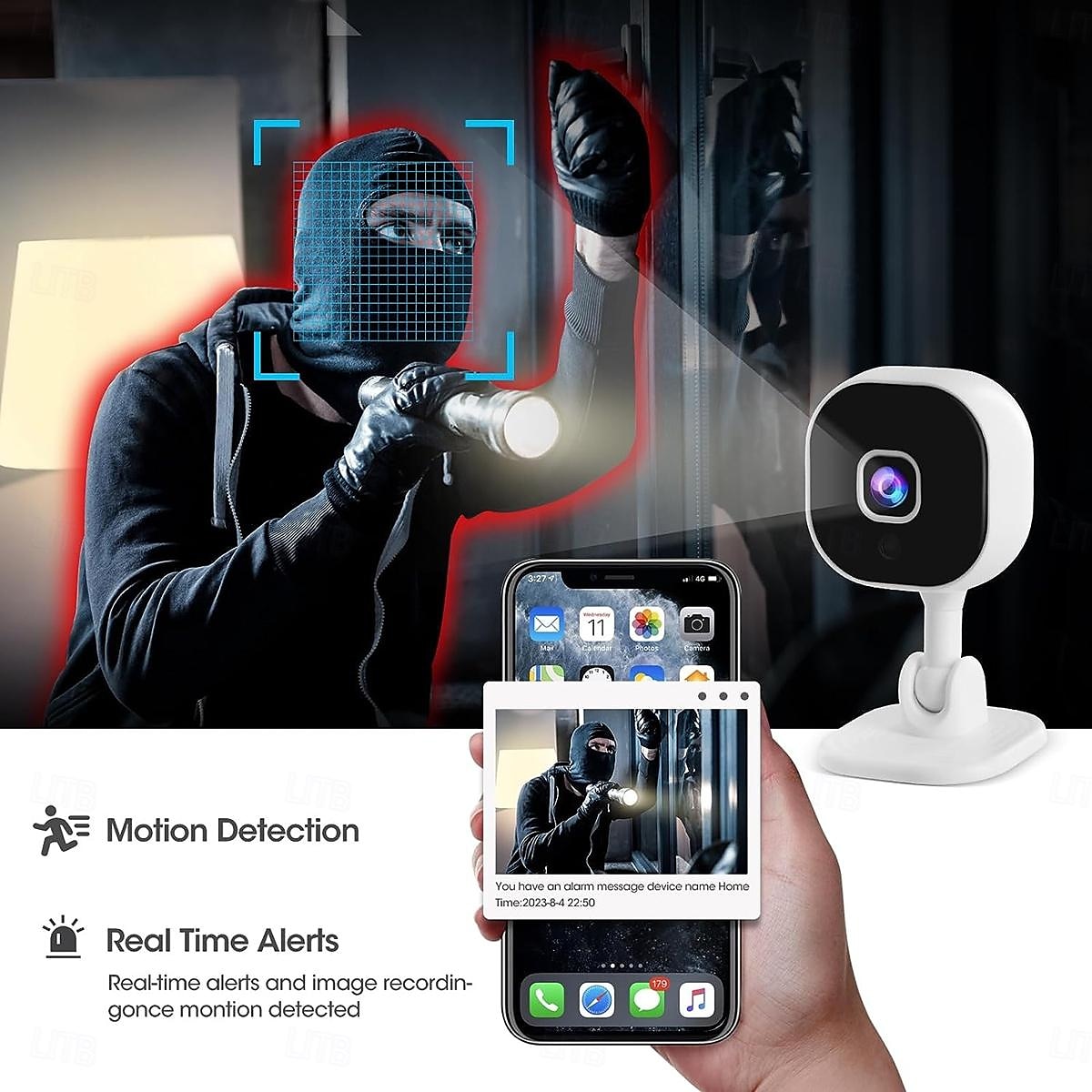 A3 IP Camera 1080P Mini Wireless Motion Detection Remote Access IR-cut Indoor Support 64 GB 2025 - $47.99 –P3