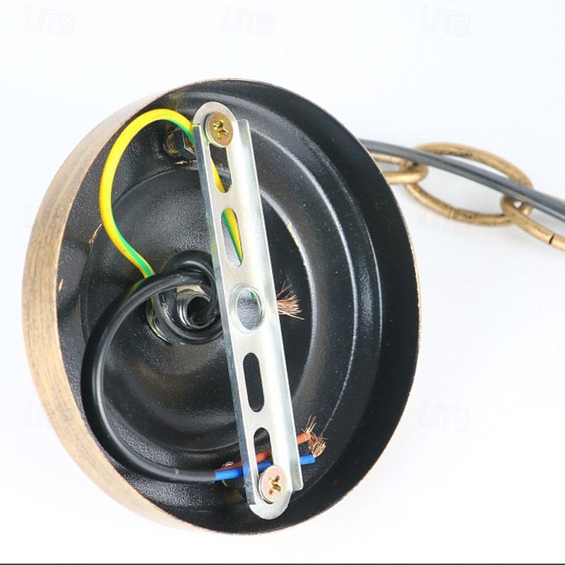 lampade a sospensione per esterni, lampada a sospensione per esterni portico impermeabile lampadario in metallo nero con globo di vetro trasparente con struttura in gabbia di ferro, lanterna esterna del 2025 a $92.99 –P6