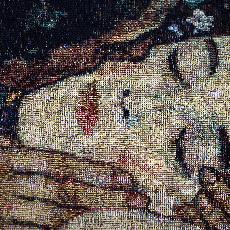 jacquard szőtt gobelin gobelin aubusson fali függöny klimt a szerető szövőszék pamut szövés nappali hálószoba dekoráció (bot és bojt nélkül) 2025 - $106.99 –P3