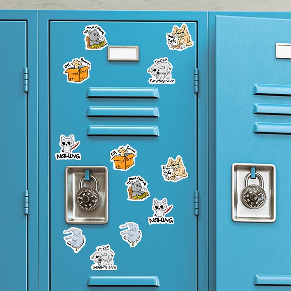 12ks magnetů na ledničku, vtipné magnety na ledničku, ozdobné magnety, personalizovaný magnet na ledničku do kuchyňské kancelářské skříňky a myčky, dekorace do kuchyně, dekorace do bytu 2025 - $8.49 –P2