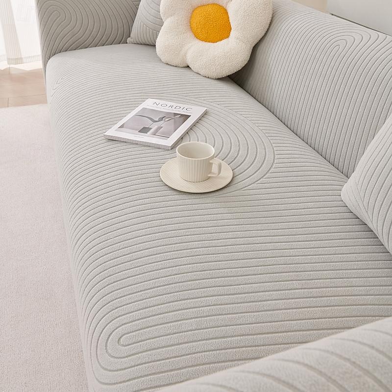 Elastic Sofa Cover Full Cover, Anti-Cat Scratch Thickened Creamy Style for Durable Furniture Protection Suitable for All Seasons and Sofa Types 2025 - $31.99 –P10