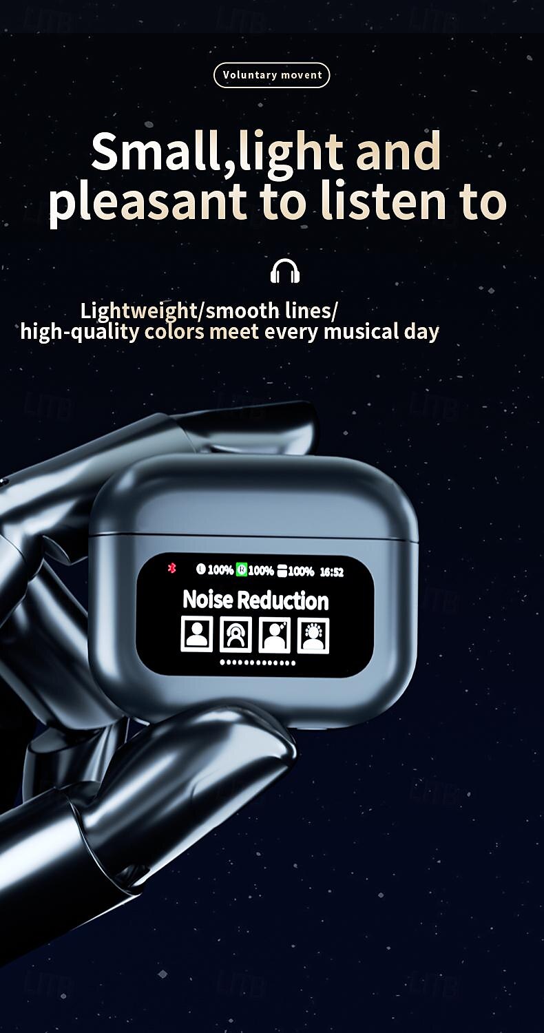 Bluetooth Headset LCD Digital Display Sport Headset Built-in Microphone Headset 2025 - $29.99 –P6