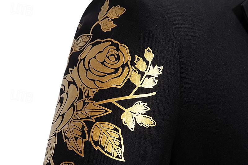 Per uomo Giacca Attività commerciale Ricevimento di matrimonio Senza pantaloni eleganti Di tendenza Informale Primavera & Autunno Poliestere Tessuto uniforme Liscio Stampe Pulsante Casual / quotidiano del 2025 a $45.99 –P2