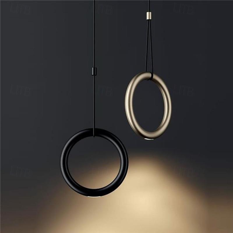 Lampe suspendue en métal à 1 lumière, luminaire décoratif d'intérieur, idéal pour un balcon, un salon, une chambre à coucher ou une salle à manger, pendentif LED de 2025 ? $109.99 –P6