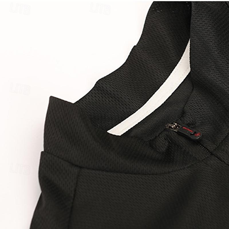 Men's Cycling Jersey Letter & Number Short Sleeve Bike Tee Tshirt Jersey Top with 3 Rear Pockets Mountain Bike MTB Road Bike Cycling Quick Dry Breathable Sports Black White Blue Clothing Apparel 2026 - $26.99 –P15
