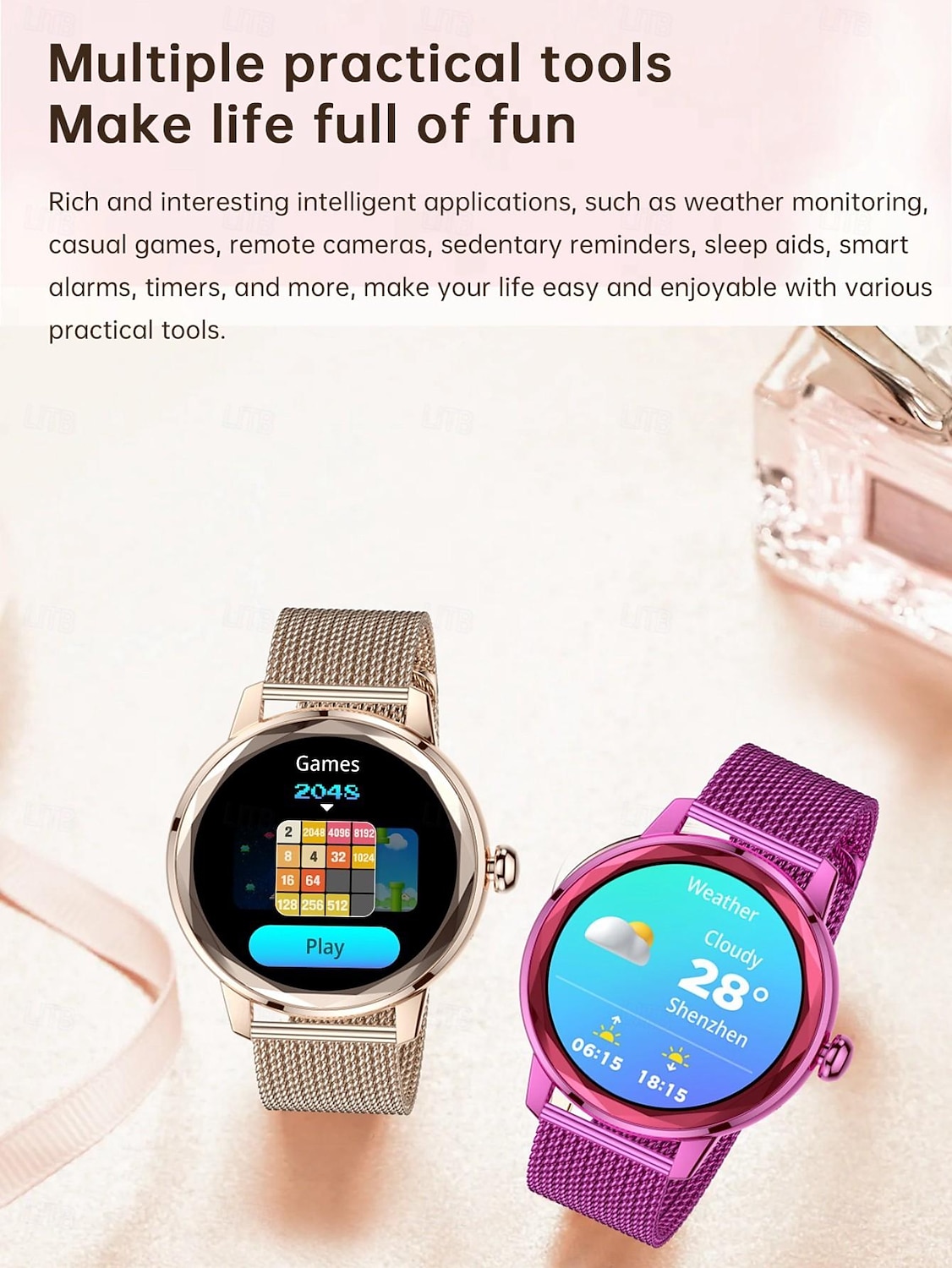 G208 Smart Watch 1.19 inch Smartwatch Fitness Running Watch Wireless Pedometer Call Reminder Activity Tracker Compatible with Android iOS Women Men Long Standby Hands-Free Calls Waterproof 2025 - $49.99 –P16