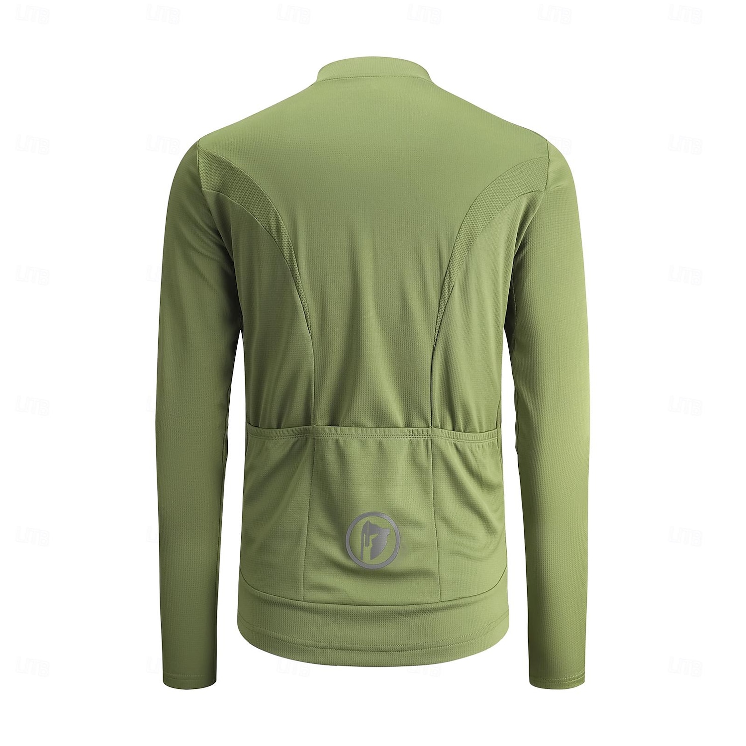 ARESFUEL Herren Radtrikot Langarm Herbst Fahhrad Oberteil mit 3 Gesäßtaschen Mountainbike MTB Schnelltrocknend Atmungsaktivität Schweißableitend Schwarz Gelb Grün Spandex Sport Bekleidung 2025 - $35.19 –P2