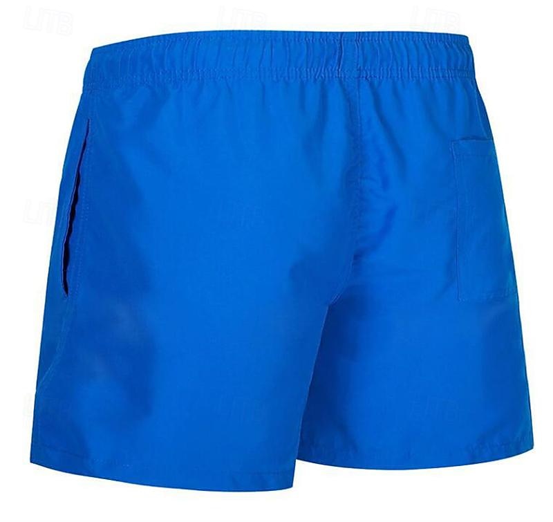 Men's Swim Trunks Swim Shorts Board Shorts Mesh Pocket Drawstring Elastic Waistband Shorts Outdoor Sports & Outdoor Athletic Breathable Quick Dry Soft Beach Workout Tailored Fit Sportswear Activewear 2025 - $12.99 –P18