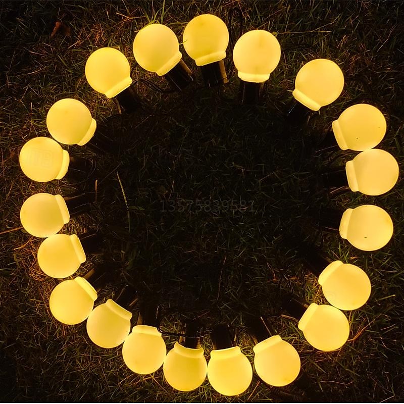 stringa di lampadine solari impermeabili per esterni natale g50 lampadina luce matrimonio giardino fata luce festa di natale vacanza campeggio esterno balcone decorazione del paesaggio del 2025 a $23.99 –P5