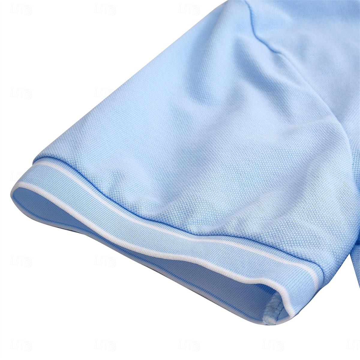 Herren Baumwoll-Poloshirt Golfshirt Arbeit Geschäft Gerippter Polokragen Klassisch Kurzarm Basic Modern Einfarbig Patchwork Knöpfe Frühling & Sommer Normale Passform Dunkelgrau Schwarz Burgunderrot 2025 - $22.99 –P16