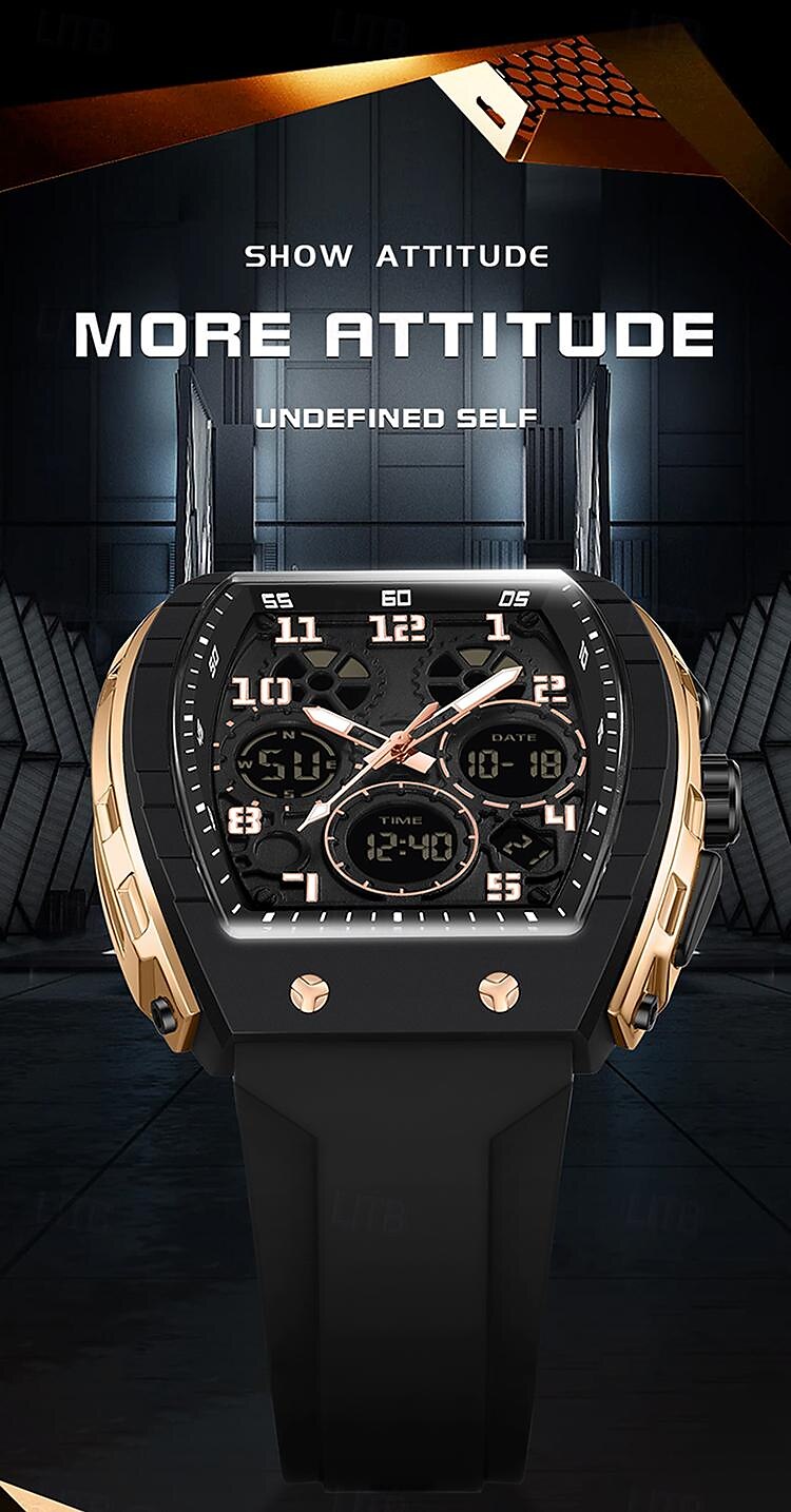 SANDA Men Digital Watch Outdoor Sports Fashion Wristwatch Luminous Stopwatch Alarm Clock Countdown Silicone Gel Watch 2025 - $29.99 –P10