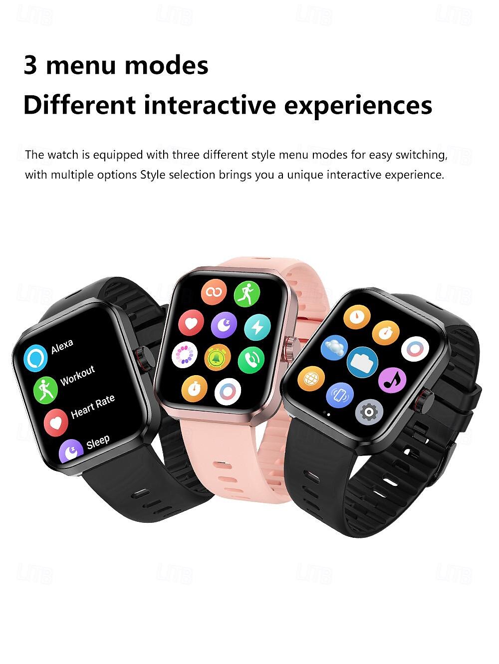 696 NX22 Smart Watch 1.78 inch Smartwatch Fitness Running Watch Bluetooth Pedometer Call Reminder Sleep Tracker Compatible with Android iOS Women Men GPS Hands-Free Calls Message Reminder IP 67 46mm 2025 - $76.99 –P9