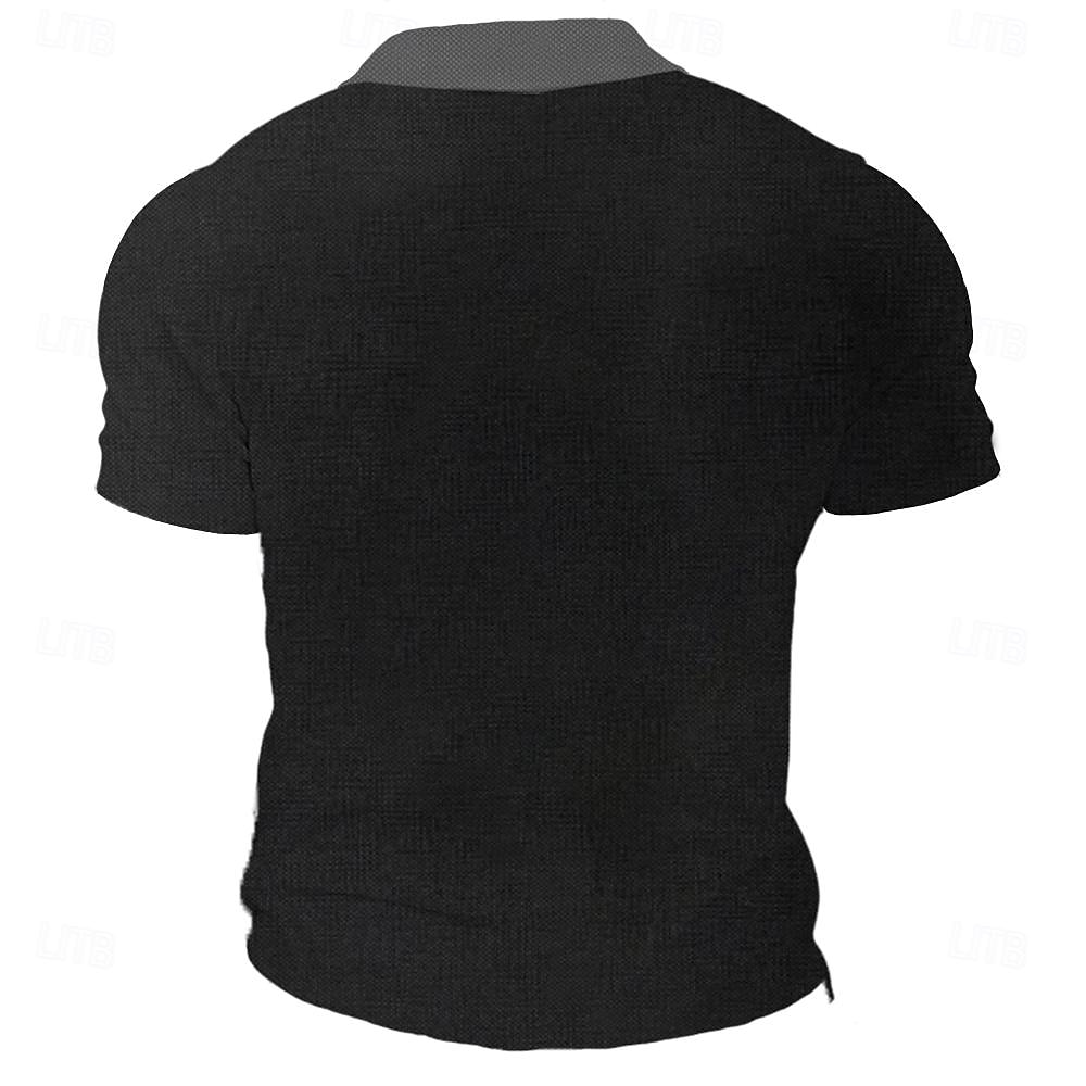 Giorno dei Morti Per uomo Teschio Polo Maglia da golf Manica Corta Magliette polo Scollo a V Orrore Abbigliamento casual alla moda Abbigliamento da festa Abiti da festa Stampa 3D Primavera & Estate del 2026 a $23.99 –P2