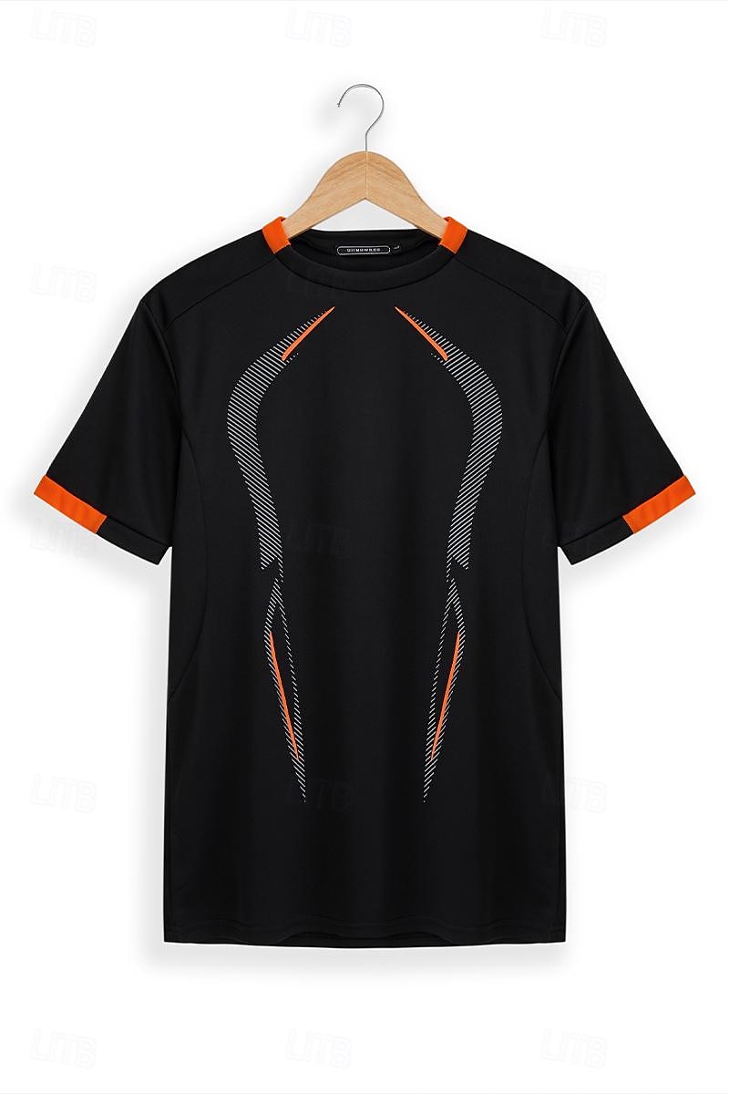 Men's Compression Shirt Running Shirt Short Sleeve Tee Tshirt Athletic Athleisure Summer Breathable Moisture Wicking Soft Fitness Running Walking Sportswear Activewear Solid Colored Dark Grey Black 2025 - $12.99 –P3
