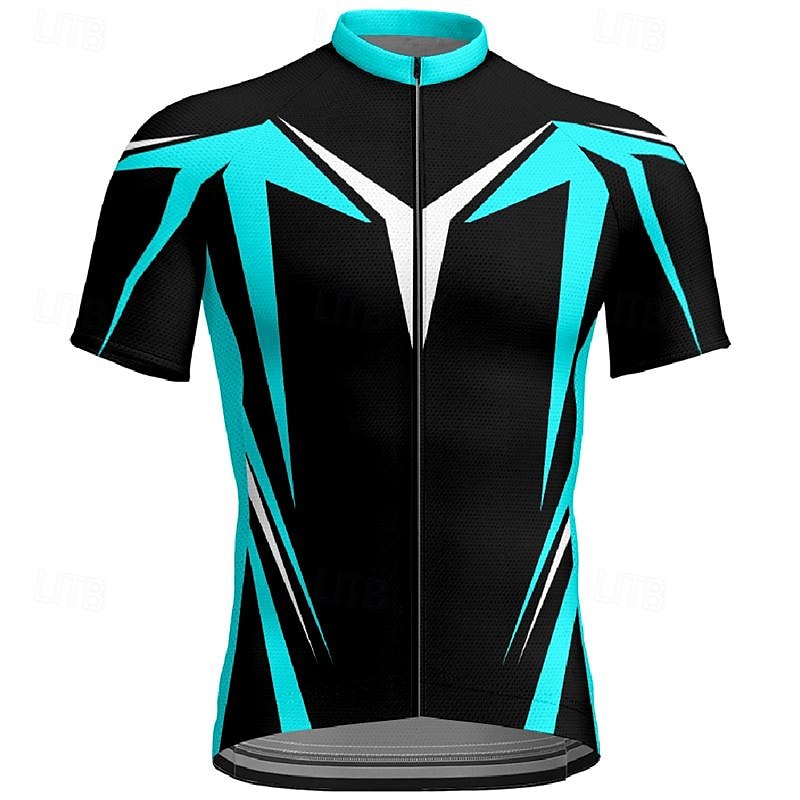 Homme Maillot Velo Cyclisme Manche Courte Cyclisme Tee-shirt Maillot Top avec 3 poches arrière VTT Vélo tout terrain Respirable Séchage rapide Jaune Rouge Bleu Bloc de couleur Des sports Vêtement de 2025 ? $24.79 –P10