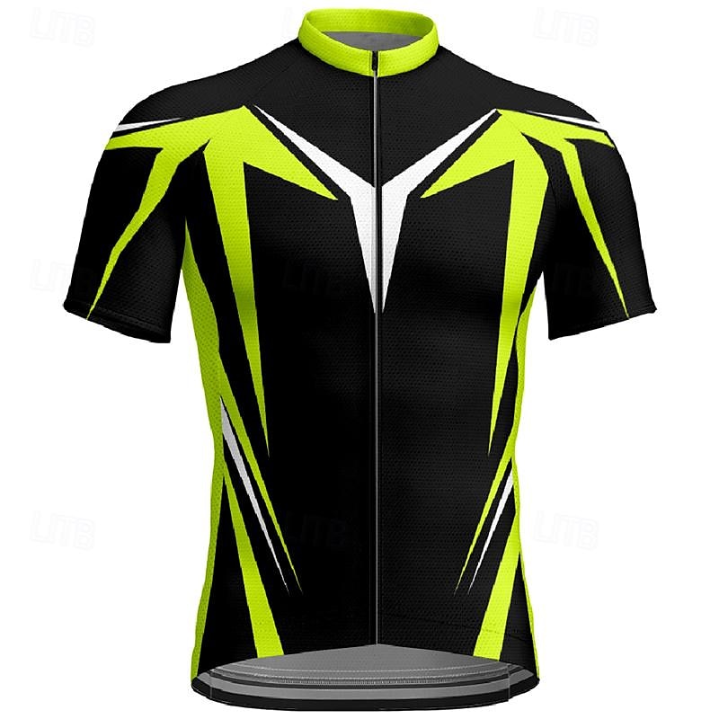 Homme Maillot Velo Cyclisme Manche Courte Cyclisme Tee-shirt Maillot Top avec 3 poches arrière VTT Vélo tout terrain Respirable Séchage rapide Jaune Rouge Bleu Bloc de couleur Des sports Vêtement de 2025 ? $24.79 –P13