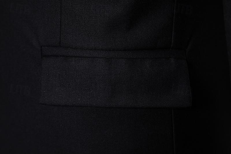 Per uomo Giacca Attività commerciale Ricevimento di matrimonio Senza pantaloni eleganti Di tendenza Informale Primavera & Autunno Poliestere Tessuto uniforme Liscio Stampe Pulsante Casual / quotidiano del 2025 a $45.99 –P7