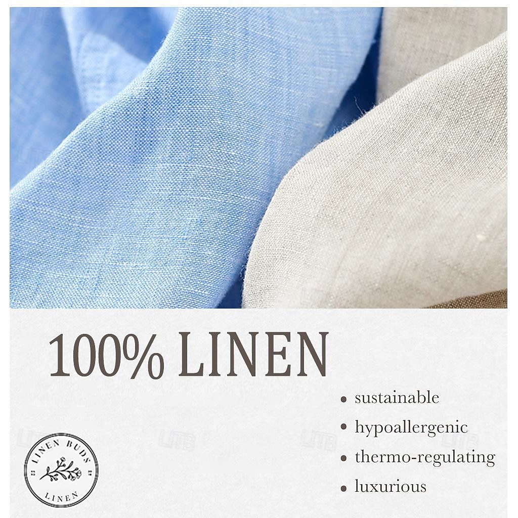 Herren Leinenblazer Blazer Geschäft Formeller Abend Hochzeitsfeier Ohne Futter Mode Lässig Frühling & Sommer 100% Leinen Leinen Einfarbig Tasche Lässig / Alltäglich Einreihig Blazer Dunkelgrau 2025 - $55.99 –P5