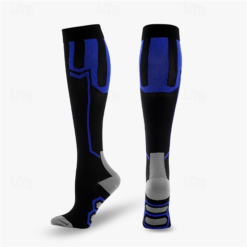 Calcetines de compresión Calcetines Deportivos Calcetines para correr 1 Par Bloque de Color Hombre Calcetines de tubo A prueba de resbalones Transpirable Reductor del Sudor Cómodo Entrenamiento de 2025 - $7.59 –P10