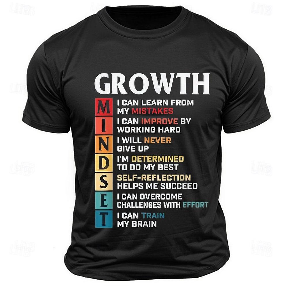 Homme Lettre Drôle T-shirt 100% Coton Manche Courte Graphique Chemise Noir Gris foncé Vert Véronèse T-shirt confortable Rue Sport en Plein Air Vêtements de créateurs de mode de 2025 ? $15.99 –P1