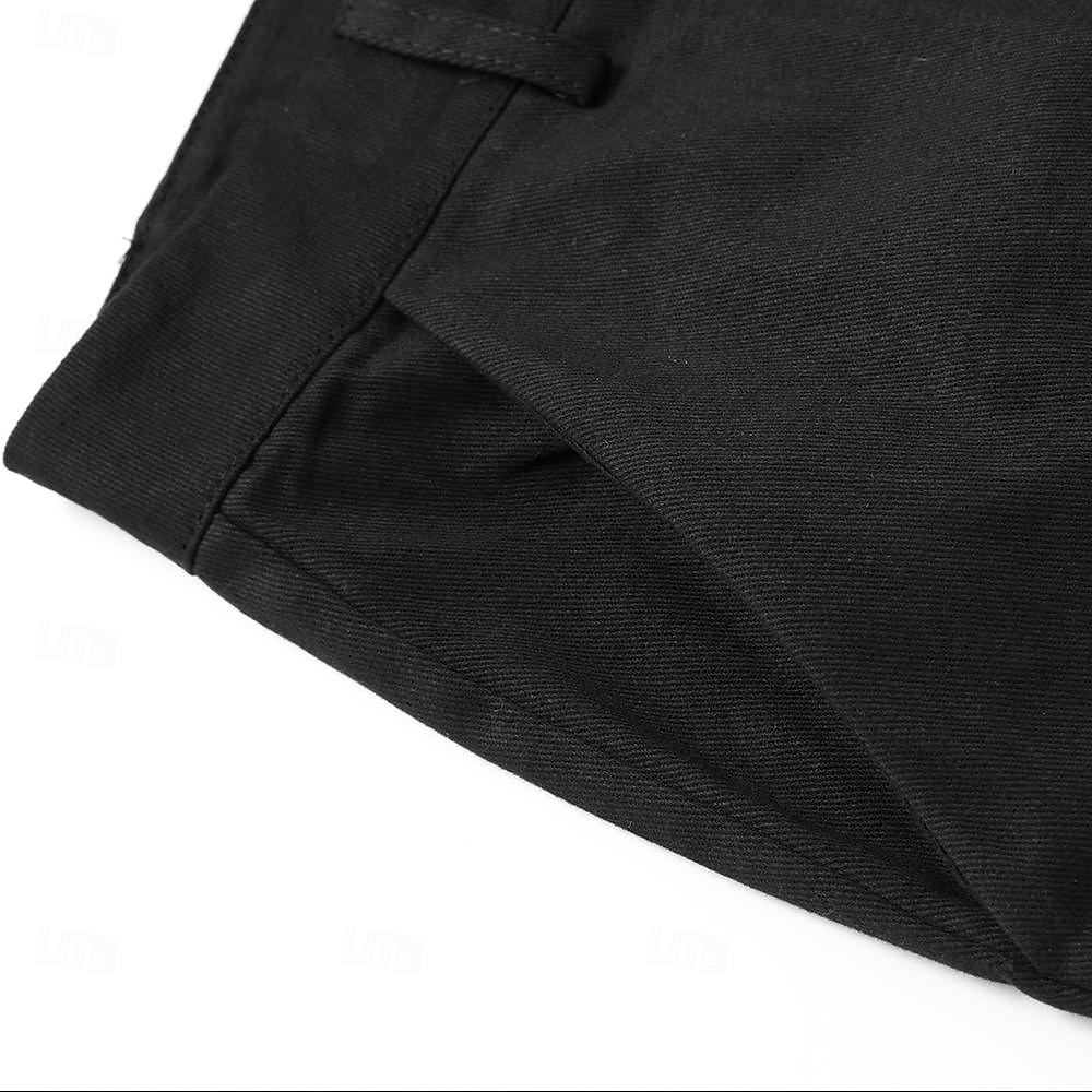 Homens Calção Shorts Chino Bermudas Shorts de trabalho Perna reta Tecido Pavio Humido Vestível Comprimento do joelho Ao ar livre O negócio Diário Moda Roupa de rua Preto Branco Micro-Elástica de 2025 por $22.99 –P7
