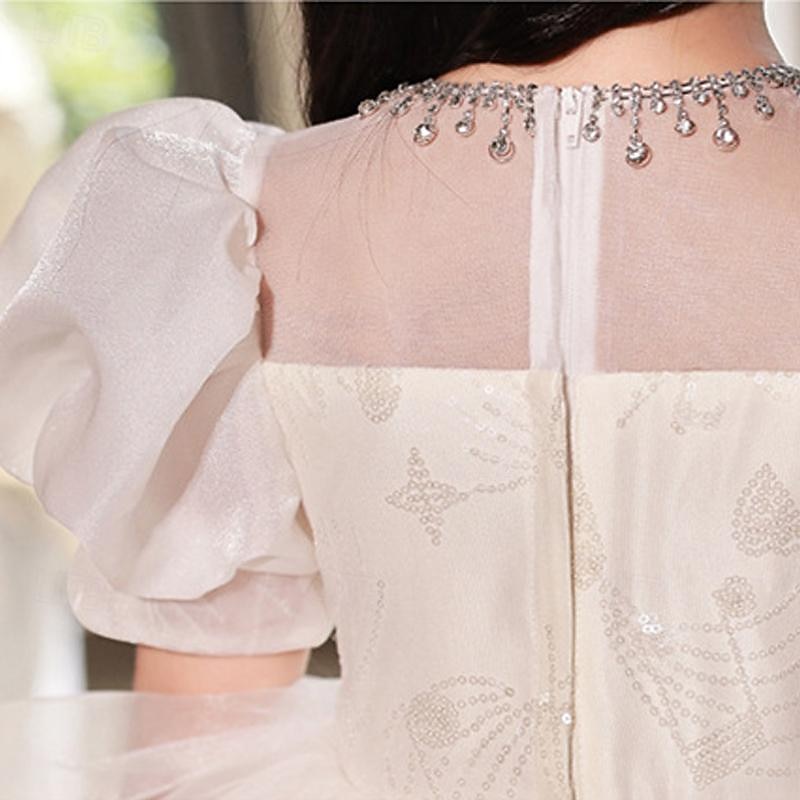 Girls ' 3D Tömör szín Virágos lány ruha Party ruha Rövid ujjú Nyár Teljesítmény Esküvő Parti Hercegnő gyönyörű Édes Gyerekek 4-12 év Party ruha Swing ruha Tüllruha Maxi Normál 2025 - $61.99 –P6