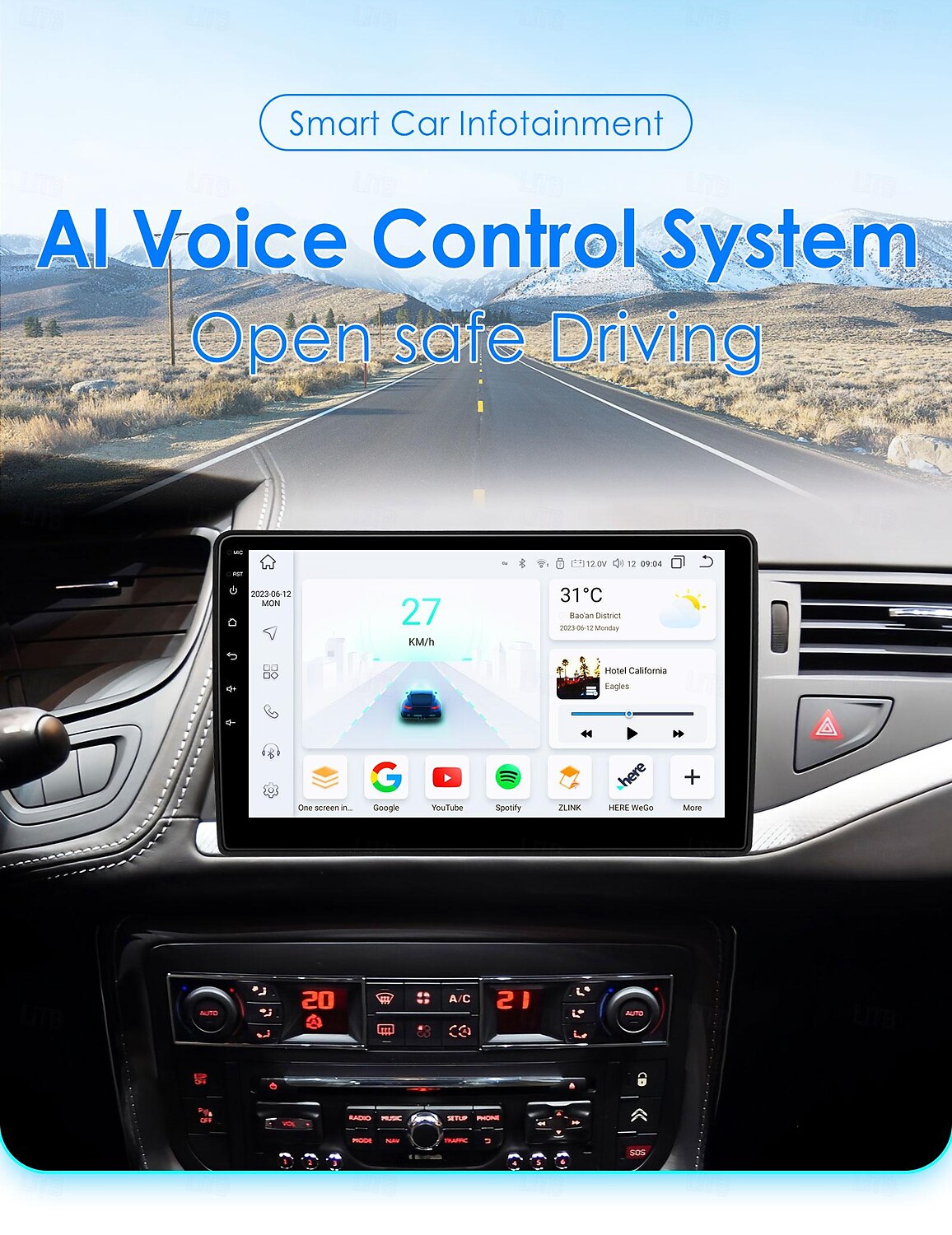 For Citroen C5 Android 12 Multimedia Video Audio Player GPS Navigation Car Stereo 2Din Screen Radio 2025 - $117.99 –P1