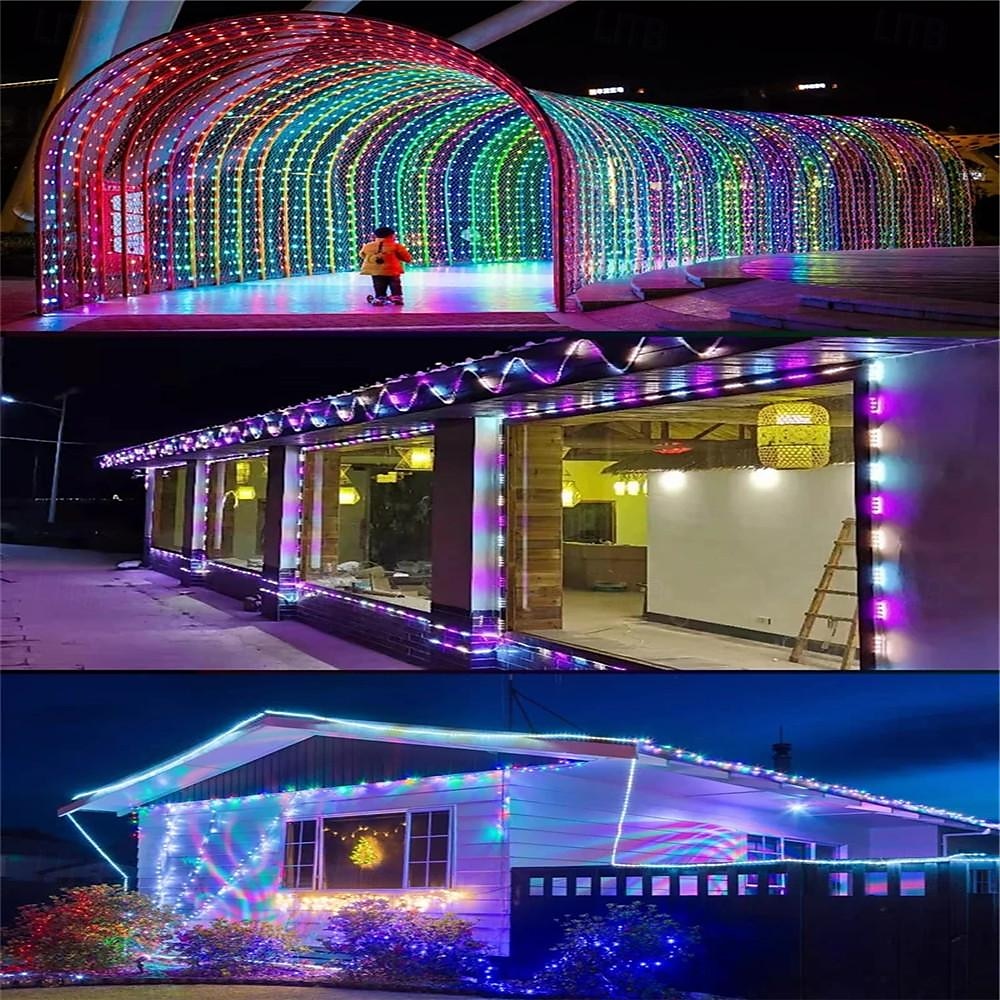 2025年 LED ストリップ ロープ ライト RGB 馬のランニング レース LED ストリップ ライト フレキシブル ピクセル 防水 フロー チェイス リボン テープ 屋外 EU プラグ ストリップ ライト AC220V  コレクション – GBP £44 –P8
