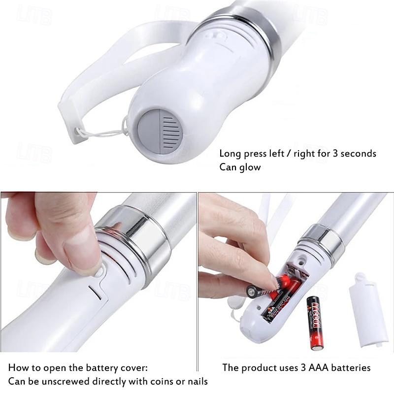 Light Stick 3W 15 Colors Change LED Glow Stick For Vocal Concerts Parties Wedding Fluorescent Camping Decor 2026 - $27.99 –P6