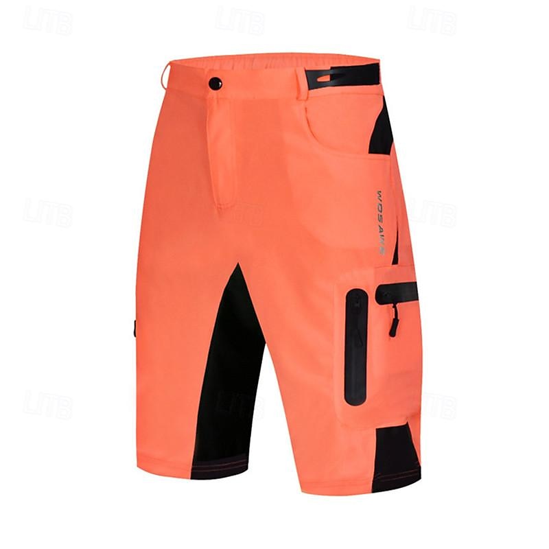 WOSAWE Herr Cykelshorts Cykel Shorts Smal passform sporter Andningsfunktion Snabb tork Hög Elasisitet Bekväm Svart Rosa Kläder Cykelkläder 2025 - $47.99 –P10