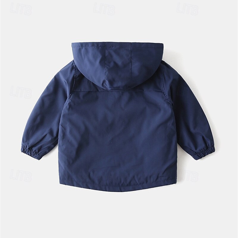 Garçons 3D Couleur Unie Camouflage Manteau Vêtements d'extérieur manche longue Automne Hiver Mode Basique Petits enfants (4-7 ans) 4-7 ans À capuche Extérieur Occasionnel Quotidien Coupe régulière de 2025 ? $25.99 –P5