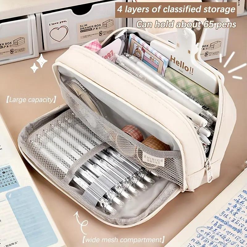 2025年 4層ペンケース 大容量ペンケース 学生用多層ペンケース  コレクション – $15.99 –P3