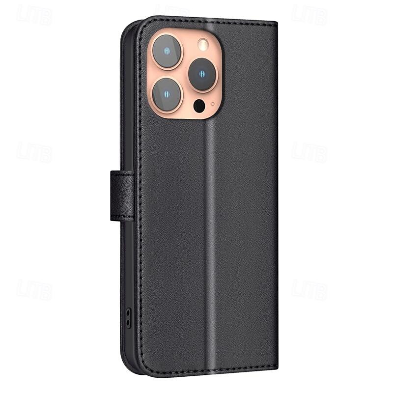 telefono Custodia Per iPhone 16 15 14 Pro Max Plus iPhone 13 12 11 Pro Max Copertura Posteriore con Supporto Magnetico Cerniera Retrò TPU Pelle PU del 2025 a $13.99 –P3