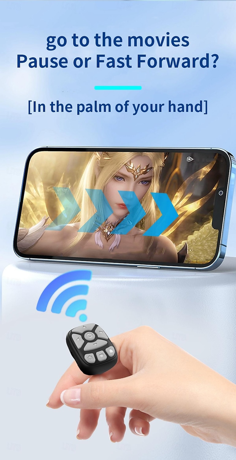 S22 Portable Smart Wireless wireless Ring Remote Control Wireless Selfie Distance Smart Finger Ring Remote Control 2025 - $15.99 –P9