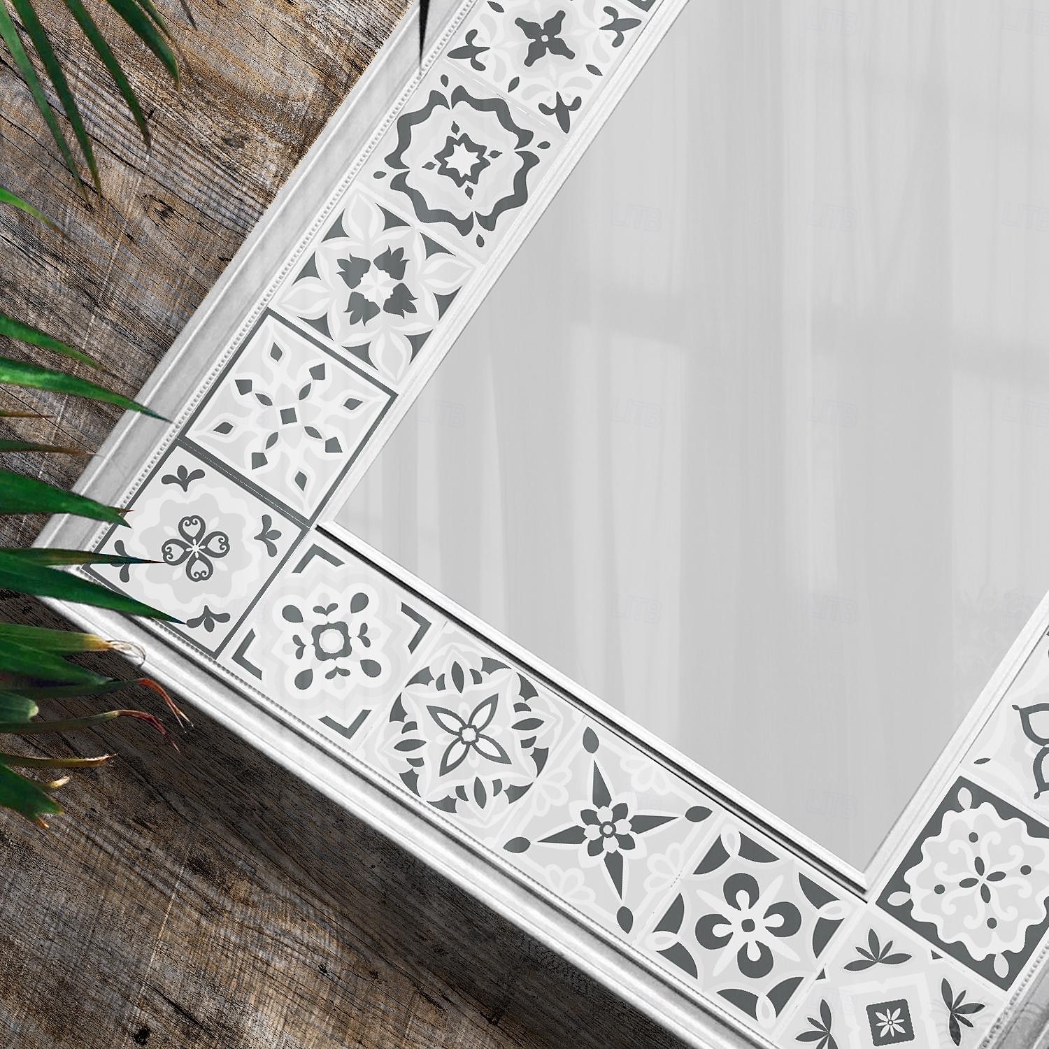 24 adesivi per piastrelle in stile marocchino, decalcomanie murali in PVC con pellicola di cristallo ispessita, impermeabili &Decorazione murale in piastrelle retrò, antiolio e rimovibili, per bagno, del 2025 a $10.99 –P11