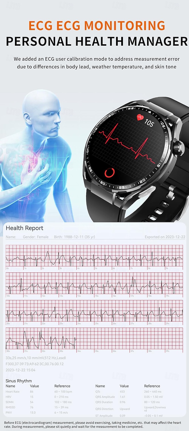 696 F200 Smart Watch 1.55 inch Smart Band Fitness Bracelet Bluetooth Pedometer Call Reminder Sleep Tracker Compatible with Samsung Men Hands-Free Calls Message Reminder IP 67 46mm Watch Case 2025 - $81.99 –P4