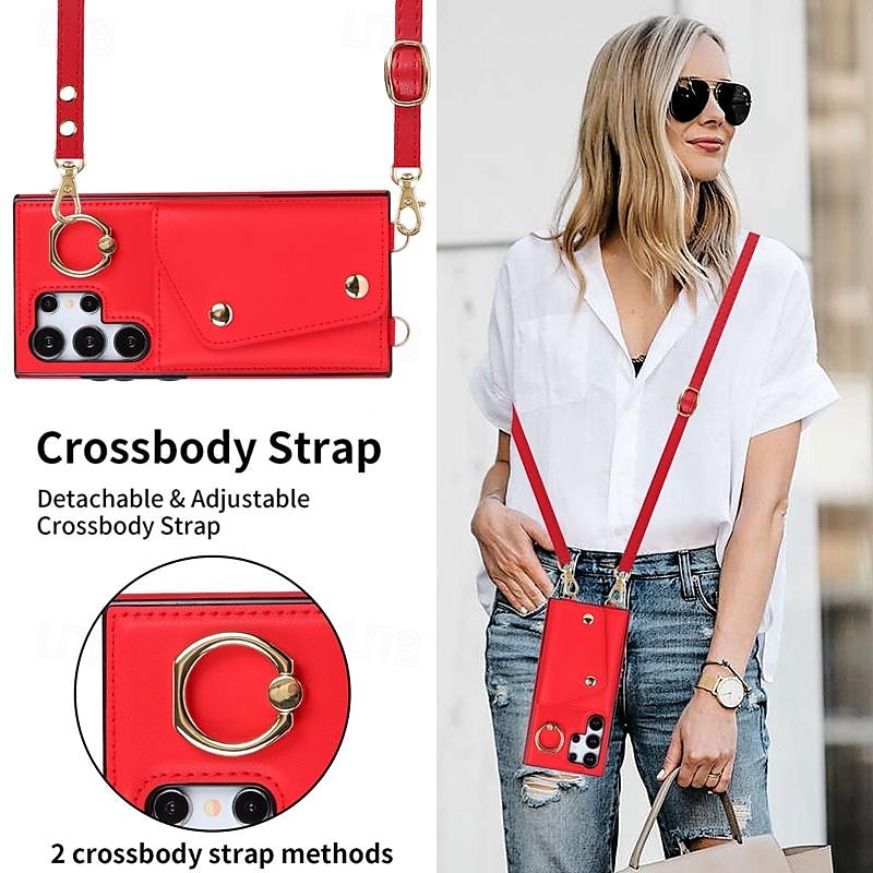 Phone Case For Samsung Galaxy S24 Ultra Plus S23 S22 S21 S20 Ultra Plus FE A55 A35 A25 A15 5G A14 A54 A53 S25 Ultra Wallet Case with Stand Holder Ring Holder Zipper Retro TPU Metal PU Leather 2025 - $23.99 –P6