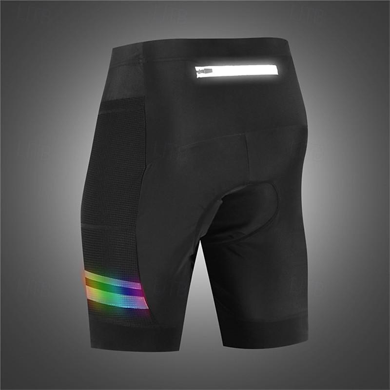 WOSAWE Homme Short Vélo Cuissard Velo Cyclisme Vélo Cuissard Short Short rembourré / Chamois Coupe ajustée Des sports Respirable Séchage rapide Haute élasticité Confortable Noir Vêtement Tenue Tenues de 2025 ? $50.99 –P8