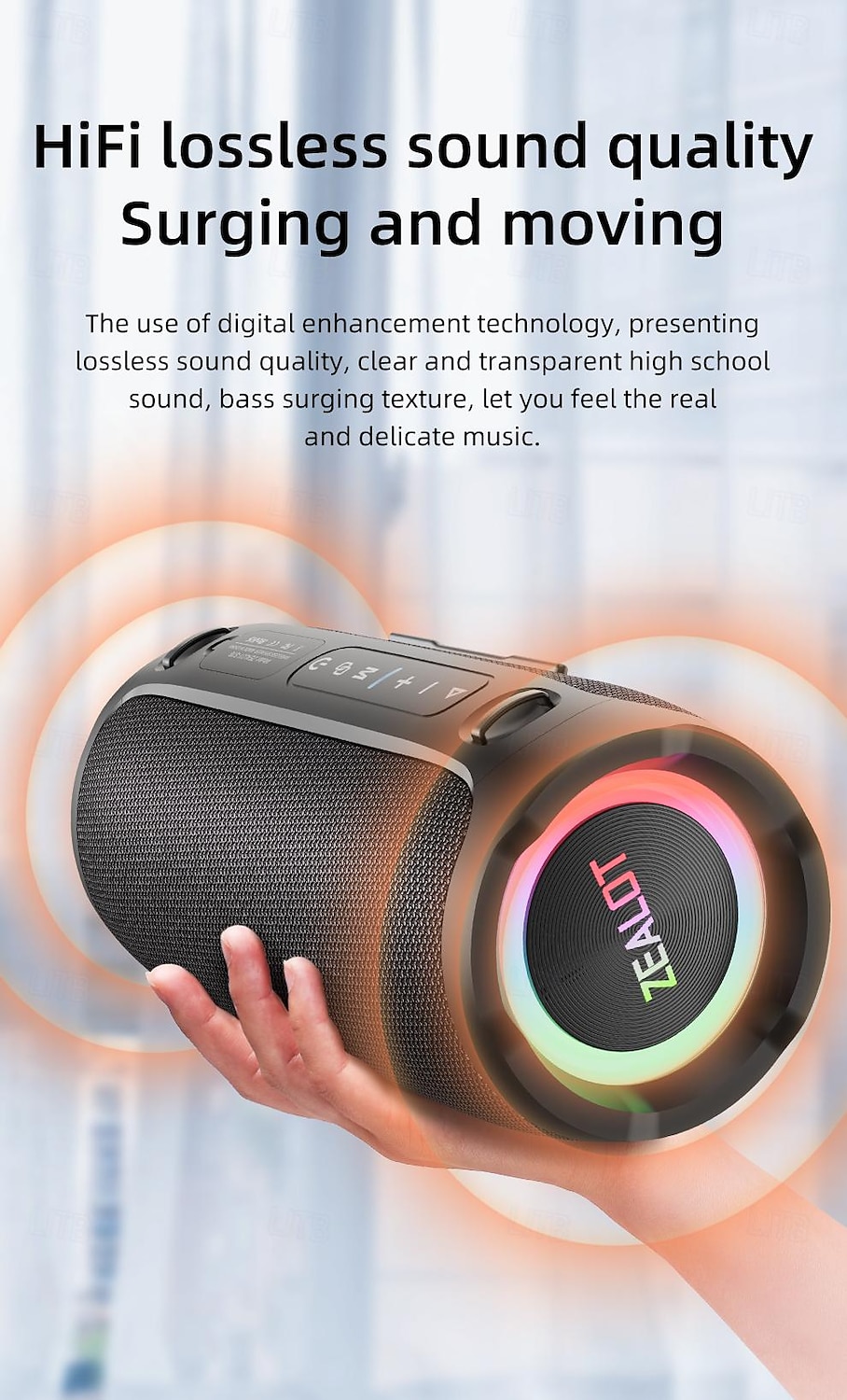 ZEALOT S76 Outdoor Speaker Bluetooth Speaker Bluetooth USB TF Card Outdoor Waterproof Stereo Sound Speaker For PC Laptop Mobile Phone 2025 - $171.99 –P5