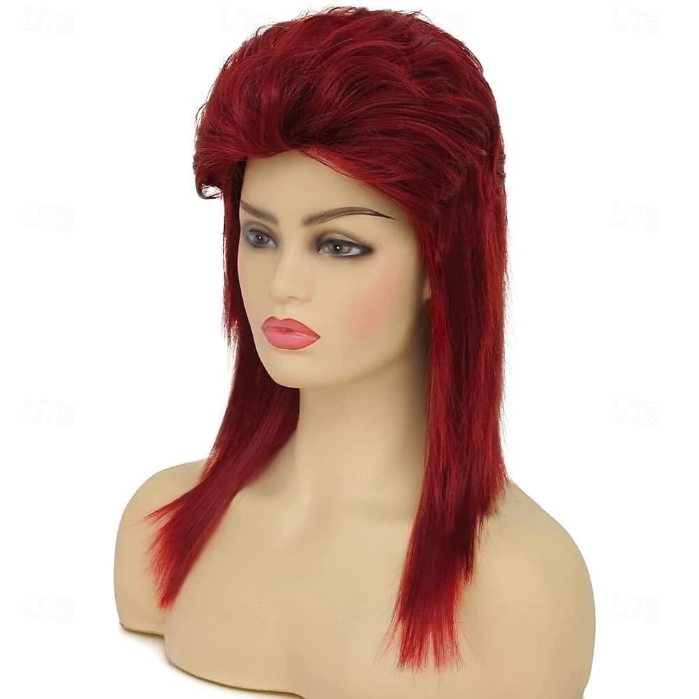 Parrucca per Donne Lunghezza Spalla Capelli Lisci Naturali a Strati Costume Rock Anni '70 '80 per Halloween feste Cosplay del 2025 a $17.99 –P3