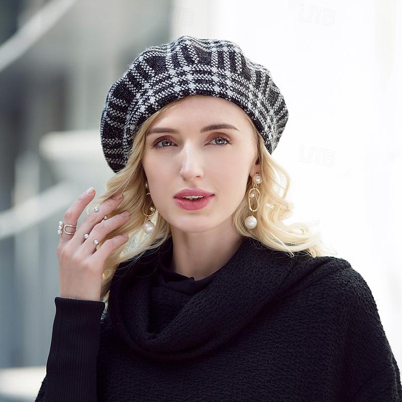 cappelli berretto in fibra cappello floscio cappello da sposa casual classico da donna con copricapo a strisce del 2025 a $27.99 –P8