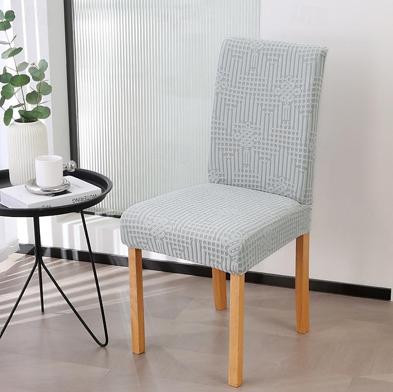 Funda para silla de comedor para cocina, funda para silla de tela polar, fundas elásticas para asiento 2025 - $21.99 –P7