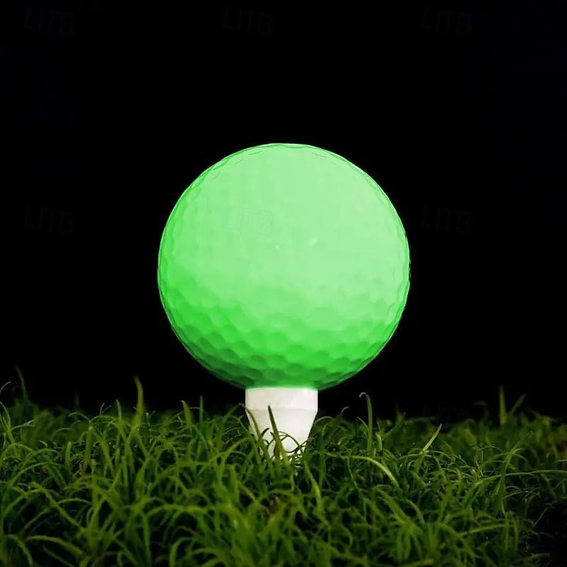 2/3/6pcs Ultra-Bright Luminous Golf Ball Set - Fluorescent Rubber Construction Adult Golf Accessories for Improved Visibility and Accuracy 2026 - $15.99 –P4