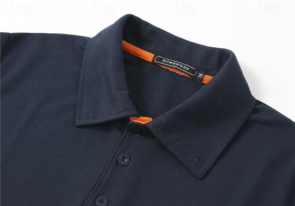 Bărbați Tricouri polo Cămașă de golf Casual Zilnic Gulerul Polo Manșon scurt Clasic Bloc Culoare Butonul frontal Buton în jos Vară Fit regulat Albastru piscină Galben Auriu Negru / Roșu Negru Alb 2026 - $13.49 –P11