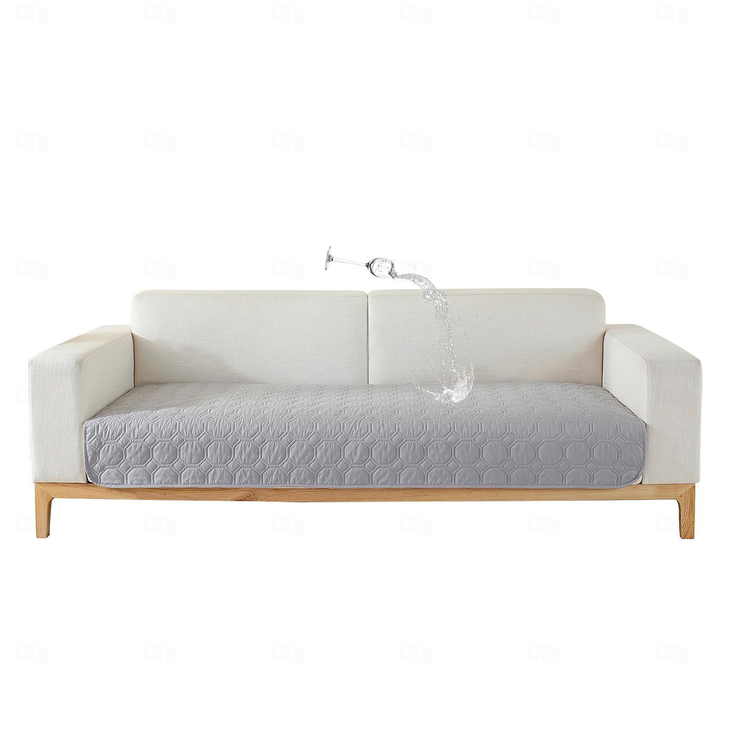 Coprimaterasso per divano per animali domestici 100% impermeabile, antiscivolo, anti-sporco, anti-perdita, tinta unita del 2025 a $33.99 –P6