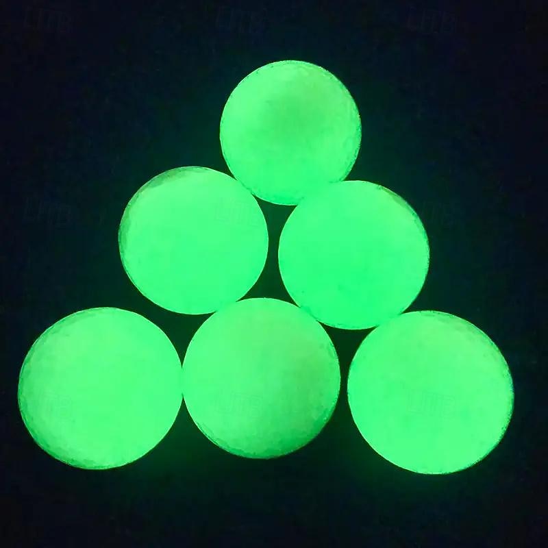 2/3/6pcs Ultra-Bright Luminous Golf Ball Set - Fluorescent Rubber Construction Adult Golf Accessories for Improved Visibility and Accuracy 2026 - $15.99 –P7
