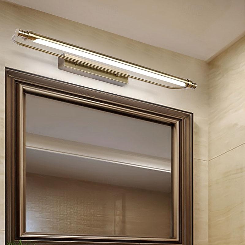 Luz led para tocador, 6w, luces retro con imagen de pared, espejo de maquillaje giratorio, luz frontal, accesorio de iluminación para tocador de baño 2025 - $116.99 –P6
